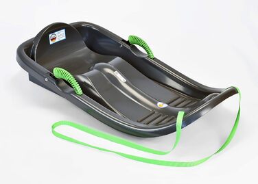 Молодіжні унісекс санки Snow Bird De Luxe 96x54x20 см антрацит