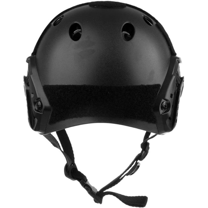 Легкий тактичний шолом швидкого захисту з висувним козирком для страйкболу, пейнтболу, чорний