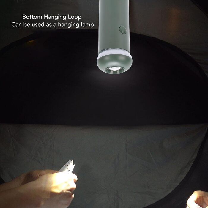 Телескопічний кемпінговий ліхтар Dilwe, 3 режими, акумуляторний, висока яскравість, регульована довжина, ліхтар для екстрених походів на свіжому повітрі