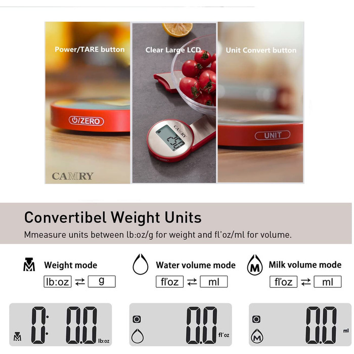 Цифрові електронні складні кухонні ваги для подорожей, кемпінгу на ходу, складні кухонні ваги, що беруться з собою, 5 кг / 11 фунт