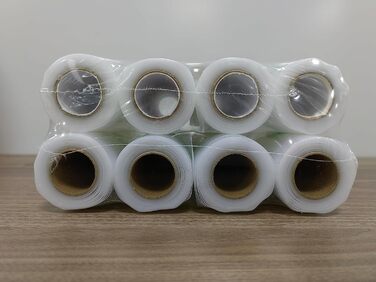 Вакуумні пакувальні пакети YISH Вакуумна плівка Вакуумні пакети Рулони харчової вакуумної плівки вакуумний мішок для рулонів плівки Sous Vide для вакуумного пакувальника 8 рулонів 20/28x300 см плівки, без BPA