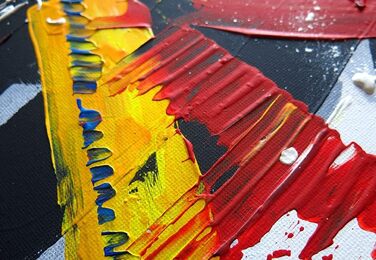 Моніка Мірафьорі I 100 РУЧНИЙ РОЗПИС I Картина Парадокс 140х70см Картина Ручний розпис Акриловий живопис Дуже великий акриловий жи