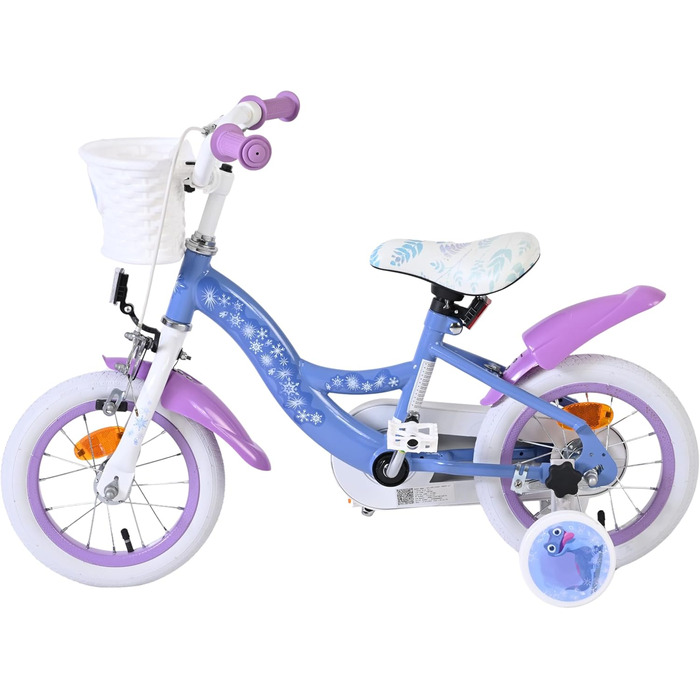 Дитячий велосипед Volare Frozen 12 дюймів для дітей, з додатковими колесами