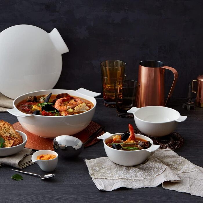 Супниця Villeroy & Boch Soup Passion на одну особу, преміальна порцеляна, білий класичний