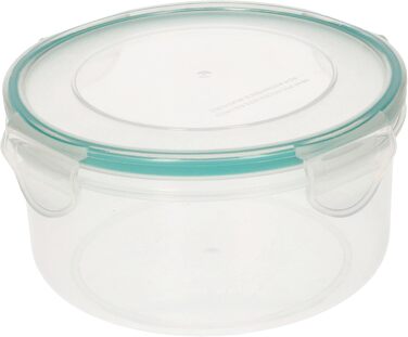 Ланчбокс 2,3 л круглий контейнер для їжі з пластику