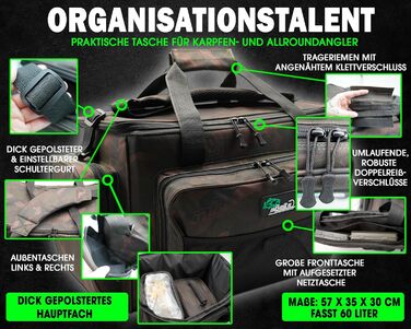 Сумка для риболовлі Angel-Berger Carryall Carp Bag