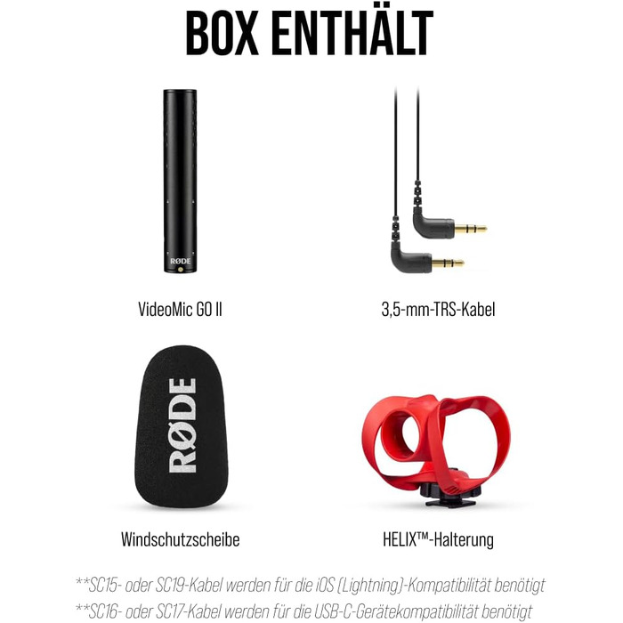 �DE VideoMic GO II Ультракомпактний рушничний мікрофон на камеру з виходами 3,5 мм і USB для кіновиробництва, створення контенту,