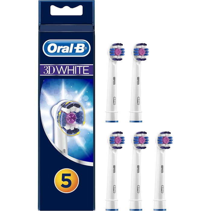 Щітки Oral-B 3DWhite для електричних зубних щіток, 5 шт.