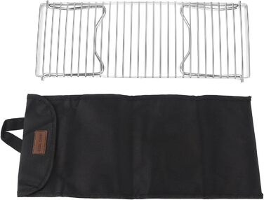 Портативний гриль для багаття, складна решітка для кемпінгового гриля з сумкою для зберігання, гриль для багаття, кемпінговий гриль зі складними ніжками, портативний міні-гриль з нержавіючої сталі для використання на свіжому повітрі