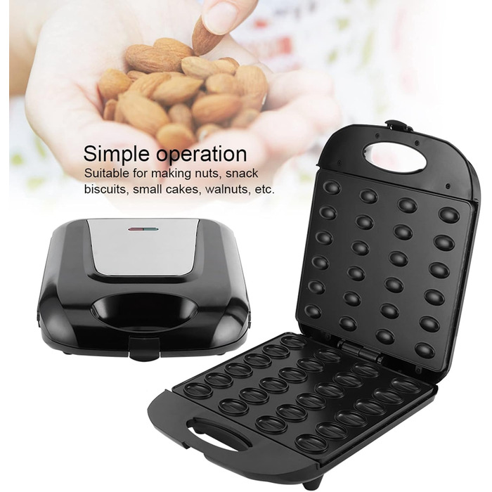 Двосторонній нагрівач 1400 Вт, машина для тортів і печива, кухня, машина для сніданку, машина для горіхів, машина для сніданку, електричний кухонний комбайн, кухонний прилад, вилка ЄС 220-240 В вилка ЄС 220-240 В