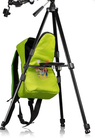 Дитячий рефракційний телескоп Bresser Junior 70/400 для дітей віком від 8 років, для початківців астрономії, телескоп із рюкзаком, аксесуарами та тримачем для смартфона, спостереження за нічним небом, зелений