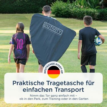 Дитячі футбольні ворота, комплект з 2 шт. , білі, без перешкоди, кожні 120x90 см, включаючи 82 кілочки та сумку для перенесення, висувні футбольні ворота для дітей садівничого віку