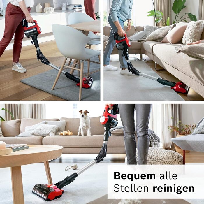 Акумуляторний пилосос Bosch Unlimited 7 ProAnimal BKS711PET, акумуляторний пилосос для прибирання шерсті домашніх тварин, без мішк