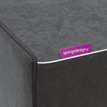 Дитяче крісло від 1 року - Дитяче крісло - Міцне, зручне, виготовлене з пінопласту - зі знімним чохлом, який можна прати - Ідея подарунка, подарунок на 1-й день народження для дівчаток та хлопчиків - Сірий