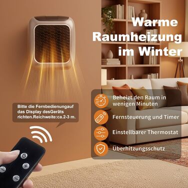 Підключаємий обігрівач Wellheater, міні-обігрівач для колодязів миттєво зігрійте свій дім, ідеальне рішення для затишного тепла в холодні дні