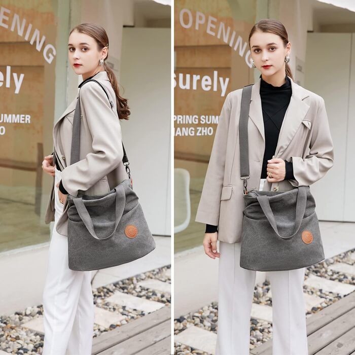 Сумочка жіноча полотняна сумка через плече, сумки жіноча пляжна сумка через плече сумка кросовер для дівчат жінок чорний