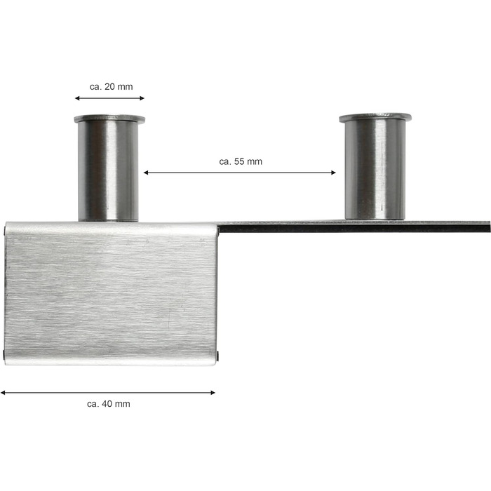 Вішалка для одягу axentia дверна з 6 гачками, вішалка для дверей без свердління, дверний гачок для кухні, ванної кімнати, вітальні