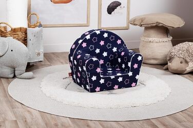 Дитячий сидіння - Зірковий блакитний рожевий, 74032 -