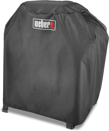 Захисний чохол Weber Premium для гриля Lumin на підставці, повітропроникний, стійкий до УФ-випромінювання та вологи, захист від вітру та негоди, з застібкою-липучкою чорний (3401289)