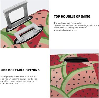 Чохол для валізи Кавун BAFAFA, захисний еластичний чохол від подряпин та пилу, чорний, розмір 95