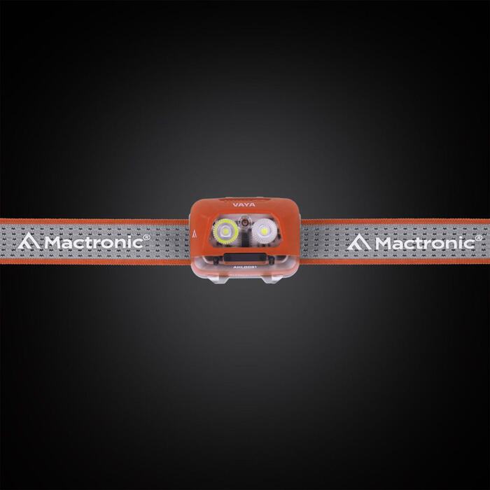 Ліхтар налобний Mactronic Vaya (480 Lm) Cool/Warm White/Red LED Recharg Type-C (AHL0091)
