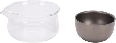 Похідний чайний набір CHICIRIS Легкий металевий набір для заварювання чаю з багатофункціональною чашкою, ідеальний для пікніків та подорожей