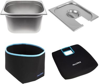 Ізоляційний набір Allpax Sous Vide GN 1/2 контейнер GN 1/2 (200мм) з утеплювачем кришка GN 1/2 з вирізом в т.ч. ізоляція для збереження їжі теплою на водяній бані sous vide