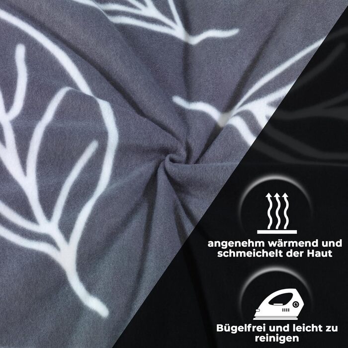 Тепла зимова постільна білизна з мікрофібри флісу 135x200 155x220 200x200, Розмір 135 x 200 см, Дизайн - Мотив Дизайн 2 135 x 200 см Дизайн 2