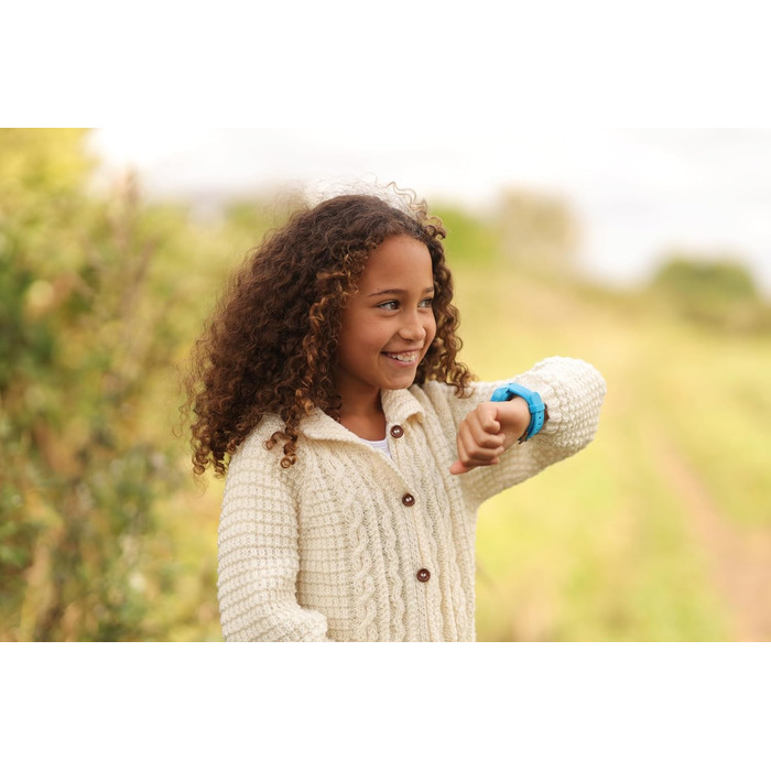 Дитячий телефон-годинник (із SIM-карткою) 4G, дзвінки, повідомлення, шкільний режим, функція SOS, GPS, камера, крокомір - вкл. безкоштовний 3-місячний контракт (СИНІЙ)