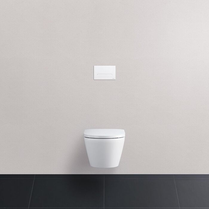Набір для унітазу Duravit D-Neo, підвісний унітаз, сидіння з м'яким механізмом закриття, унітаз з відкритим обідком, знімна кришка унітазу, білий Білий Білий 37x54x40 см