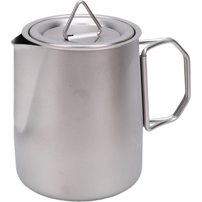 Набір для чаю з нержавіючої сталі Bnineteenteam, портативний чайник з ситечком та 4 чашки в чохлі для кемпінгу