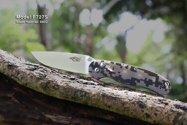 Складаний кишеньковий ніж Firebird GANZO FB727S-CA G10 з кліпсою з нержавіючої сталі 440C клинок Полювання Риболовля Відкритий EDC