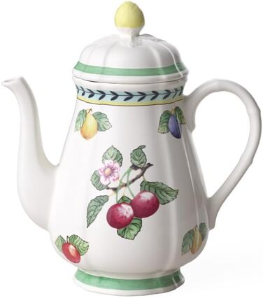 Кавник Villeroy & Boch French Garden Fleurence, 1,25 л, порцеляна преміум-класу, білий/різнокольоровий