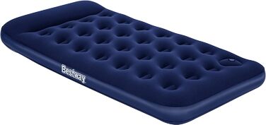 Надувне ліжко Bestway Blue Horizon Step з внутрішнім ножним насосом Single XL/Lo 188 x 99 x 28 см