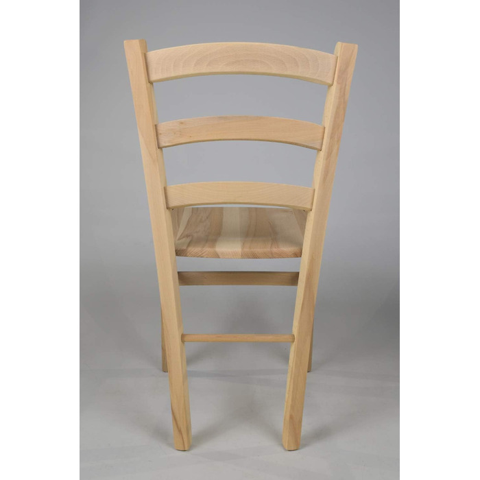 Комплект із 2 стільців Venezia для кухні та їдальні, міцний каркас з полірованої букової деревини, необроблене та 100 натуральне поліроване дерев&39яне сидіння. Комплект із 2 дерев&39яних стільців.