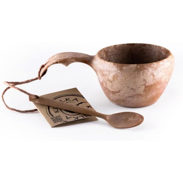 Миска KUPILKA 55 та набір KUPILKA 21 міцні для активного відпочинку та кемпінгу, коричневого кольору