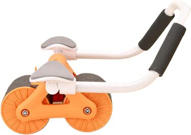 Ролик для черевного пресу знімне обладнання для тренування м&39язів живота, портативний ролик для тренування м&39язів живота з протиковзкими ручками, тренажер для зміцнення м&39язів кора для чоловіків та жінок, фітнес-вправи, тонізування м&39язів живота, 