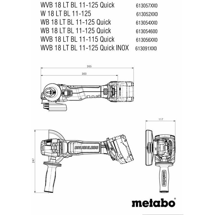 Швидка акумуляторна кутова шліфувальна машина 18В (болгарка/шліфувальна машина/шліфувальна машина, без акумулятора зарядний пристр