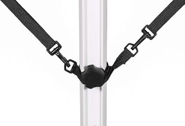 Вітрозахист Schneider для консольних парасольок, 313-00, чорна поліестерова стрічка, 0,09 кг, 273 x 2 x 0,2 см, антрацит