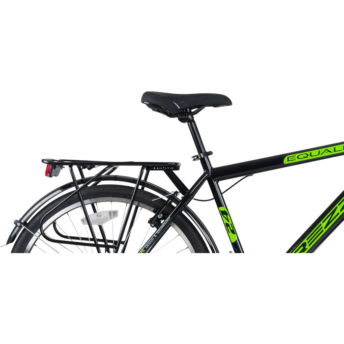 Дюймовий міський велосипед, велосипед для хлопчиків, дитячий велосипед, міський велосипед, 21 передача, чорний/зелений, НОВИНКА-047, 24-