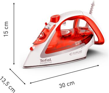 Парова праска 2800 Вт 45 г / хв. автоматичне регулювання подачі пари 230 г / хв. посилення подачі пари 3 парові зони вертикальна п