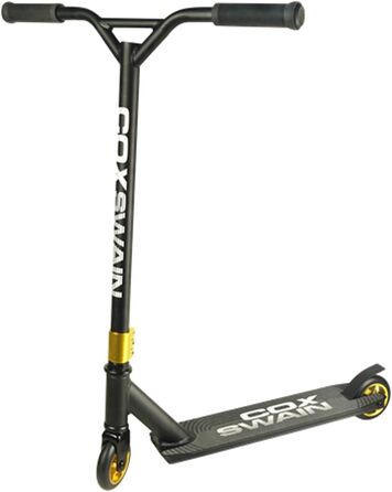 Самокат Cox Swain Stunt Scooter X-200 Black/Gold (колеса з алюмінієвою серцевиною)