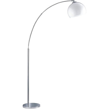 Світильник реальності RL LIVE YOUR LIGHT Arc Lamp Brasilia R46031006, Метал Хром, Відтінок Акриловий Білий, без E27