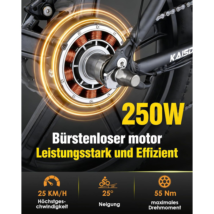 Дюймовий складаний електровелосипед для дорослих - подвійний акумулятор 36 В 20,8 Аг, 250 Вт 25 км/год, 7-швидкісний РК-дисплей, запас ходу 55-90 км, дискові гальма 180 мм, водонепроникність IPX переднє освітлення та задній багажник Yello, 20-