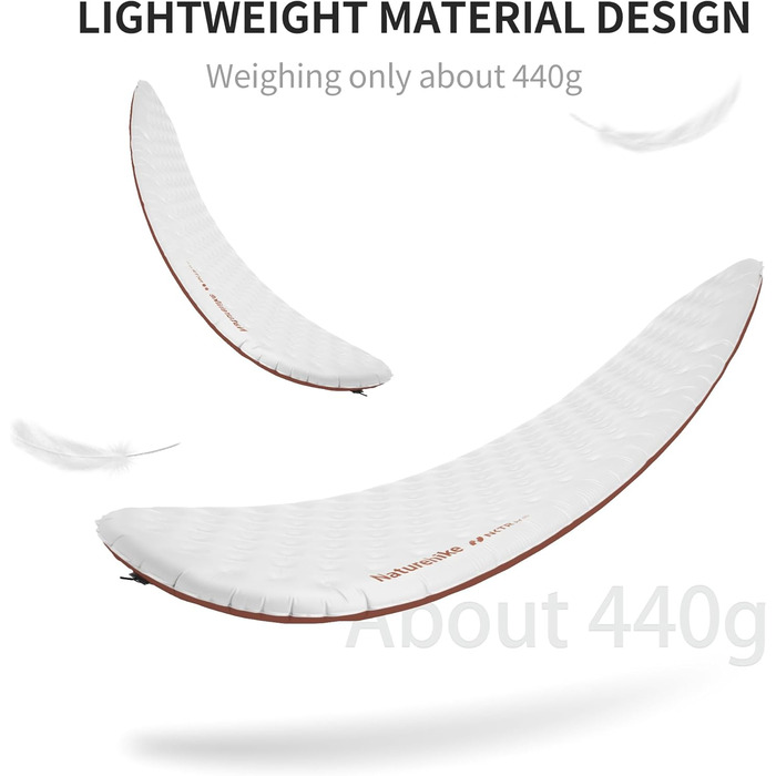 Термальний килимок для сну 5.8 R-value для кемпінгу 4 сезони Ультралегкий самонадувний килимок для сну Надувний матрац Міцний з надувним мішком Weib-5.8r-mummy