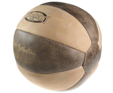 Шкіряний м&39яч Bad Company Retro Medicine Ball I - Коричневий - 1 кг