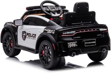 Дитячий транспортний засіб - електромобіль Dodge поліцейський ліцензійний - акумулятор 12В, 2 двигуни - пульт дистанційного керува