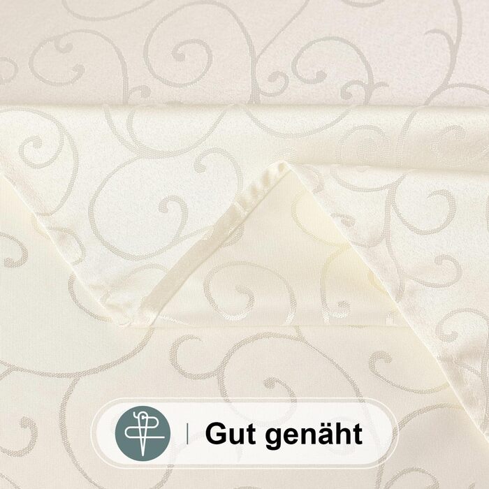 Скатертина Homaxy Скатертина миється Прямокутна 100х140 см Поліестер Скатертина Скатертина Жаккард Скатертина Орнамент Брудовідшто