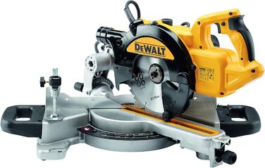 Панельна пила DEWALT, срібляста, жовта, чорна, DWS774-QS - Ingletadora Telescpica 1.400 Вт - Ø 216 мм плюс Luz XPS
