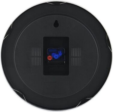 Настінний годинник NeXtime Designer 3998 Station, класичний вокзальний стиль у міні-форматі (19 см), алюмінієвий корпус, білий циферблат, Ø 19 см